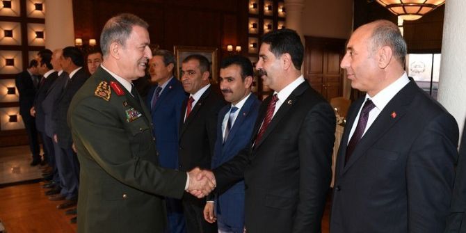 Genelkurmay Başkanı Akar, Korucuları Kabul Etti