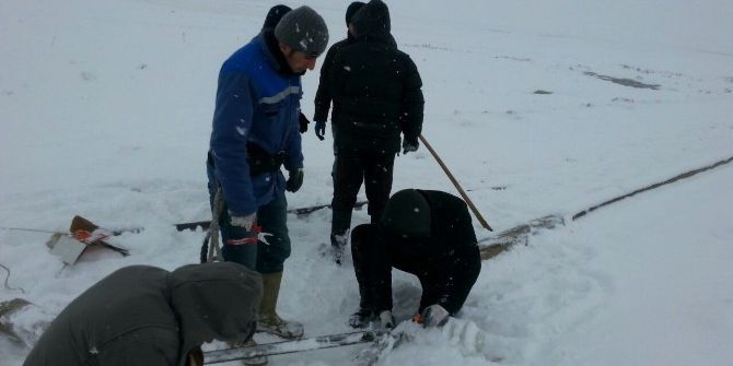Vedaş Ekiplerinin Kış Mesaisi