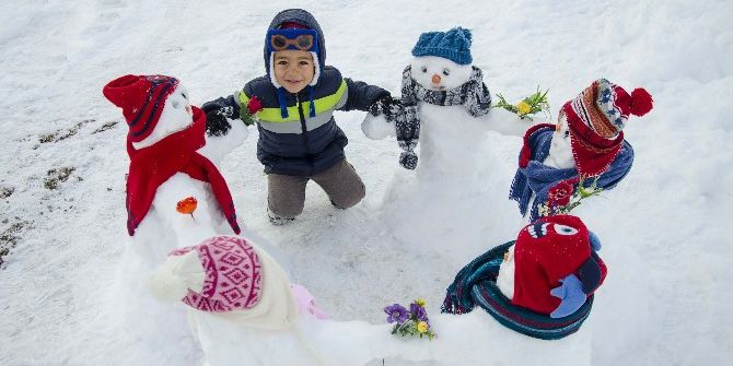 Ovacık’ın En Renkli Kardan Çocukları