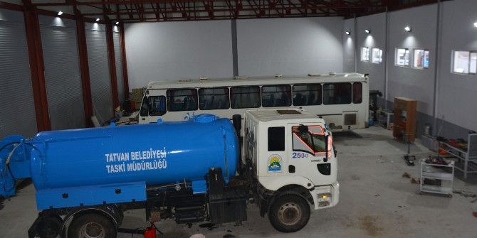 Tatvan Belediyesinin Tamir Atölyesi Hizmete Girdi