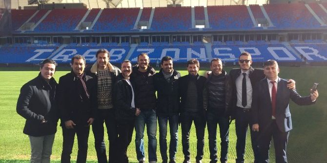 Trabzonsporlu Eski Futbolcular Akyazı Stadyumu’nu Gezdi