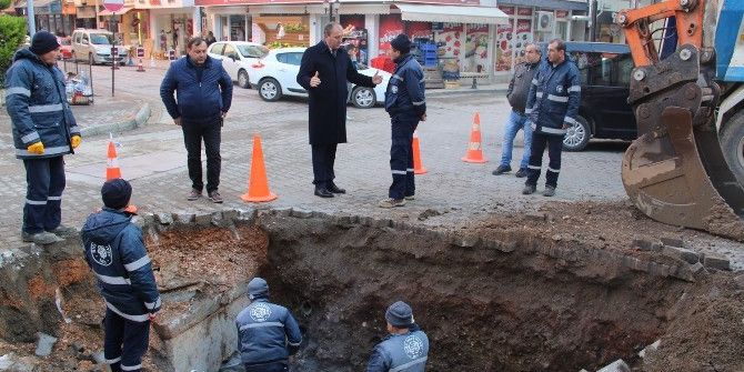 Biga’da Yağmursuyu Sorunu Çözüme Kavuşuyor