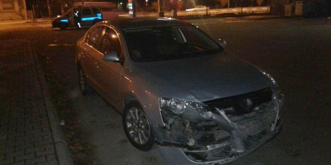 Gölbaşı İlçesinde Otomobil İle Motosiklet Çarpıştı: 1 Yaralı