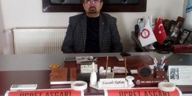 Disk Kayseri Bölge Temsilcisi Cumali Sağlam: "Asgari Ücret Net 2 Bin Tl Olmalı"
