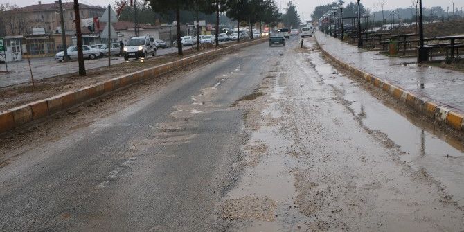 Harran’da Sıcak Asfalt Çalışması