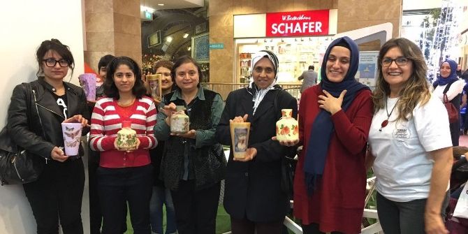 Gaziantepli Kadınlardan Dekoratif Vazolar