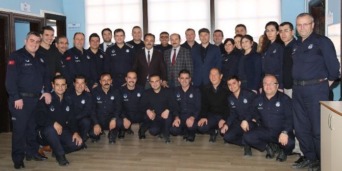Başkan Cahan, Zabıta Personeli İle Bir Araya Geldi