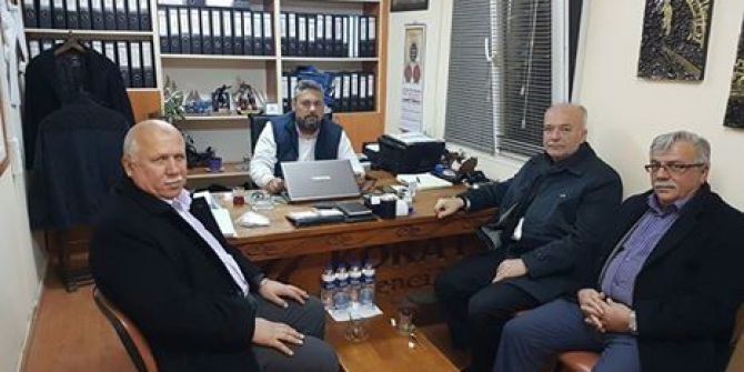 Dursunbey Belediye Başkanı Madencileri Ziyaret Etti