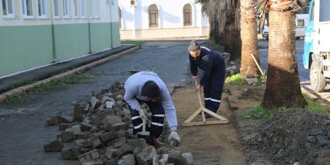 Kırkpınar Meydanında Çalışmalar Devam Ediyor