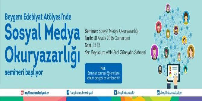 Beylikdüzü Belediyesi Edebiyat Atölyesi Başlıyor