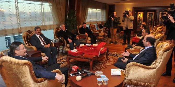 Başkan Gökçek’e Anadolu Köy Korucularından Ziyaret