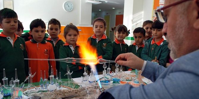 Salihli’de Öğrenciler Cam Sanatı İle Tanıştı