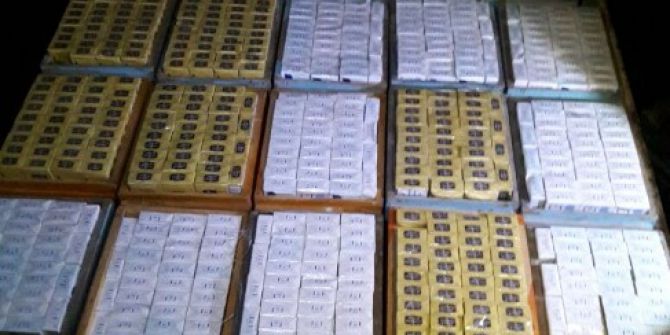 Arı Kovanlarından Kaçak Sigara Çıktı