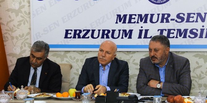 Başkan Sekmen Memur-sen’e Projelerini Anlattı