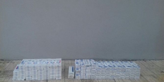 Ömerli’de Bin 470 Paket Kaçak Sigara Ele Geçirildi