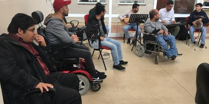 Engelli Öğrenciler Müzik Dinletisi Verdi