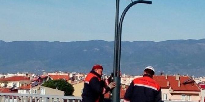 Burhaniye’de Üst Geçit Işıl Işıl Oldu