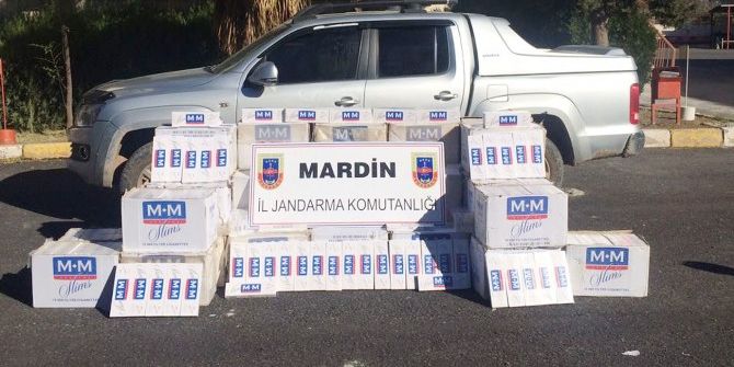 Nusaybin’de 2 Bin 750 Paket Kaçak Sigara Ele Geçirildi