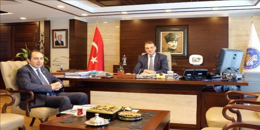 Rektör Alkan’dan Kyk Genel Müdürü Aksu’ya Ziyaret