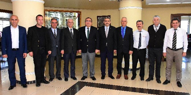 Kaymakam Okur’dan Başkan Alıcık’a Veda Ziyareti