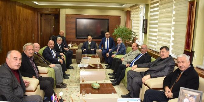 Başkan Çerçi Esnaf Ve Sanatkarları Ağırladı