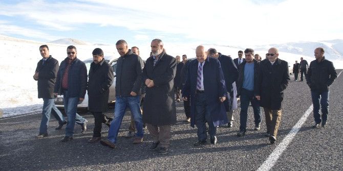 Tayini Çıkan Kaymakam İl Sınırına Kadar Uğurlandı