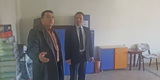 Başkan Bakıcı Necip Fazıl Kısakürek İlkokulu’nu Ziyaret Etti