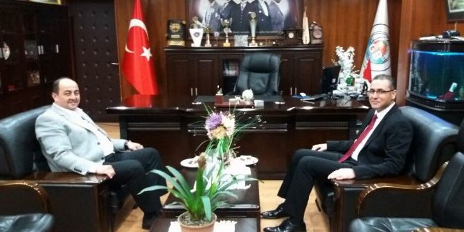 Kaymakam Çağlar’dan Demirtaş’a Veda Ziyareti