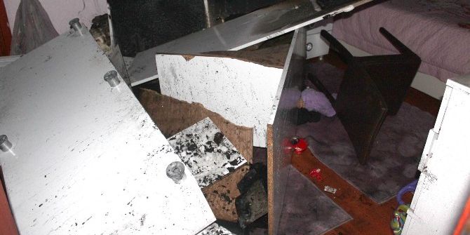 Kastamonu’da Yangın Faciasını Komşu Önledi