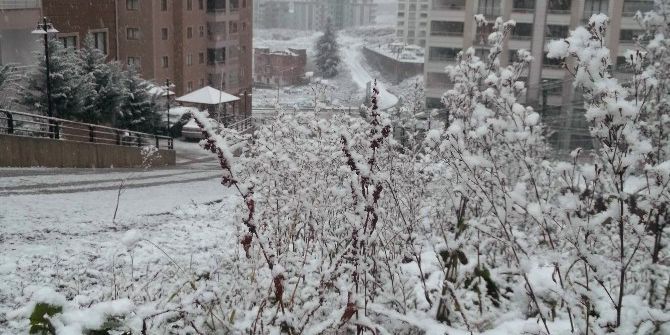 Trabzon’da Kar Yüksek Kesimlerde Etkili Oluyor