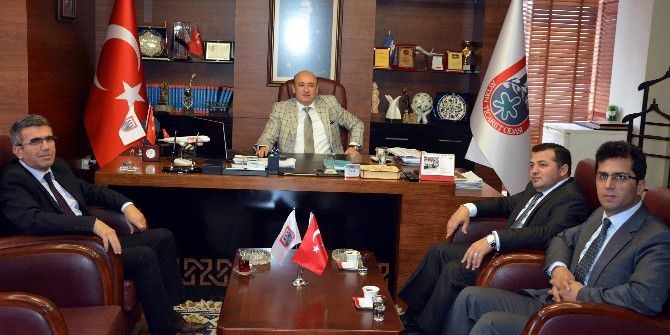 Vergi Dairesi Başkanı Müsevitoğlu’ndan Ayto Başkanı Ülken’e Ziyaret