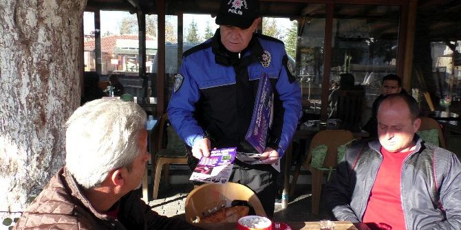 Beyşehir’de Telefon Dolandırıcılarına Karşı Broşür Ve Afişli Uyarı