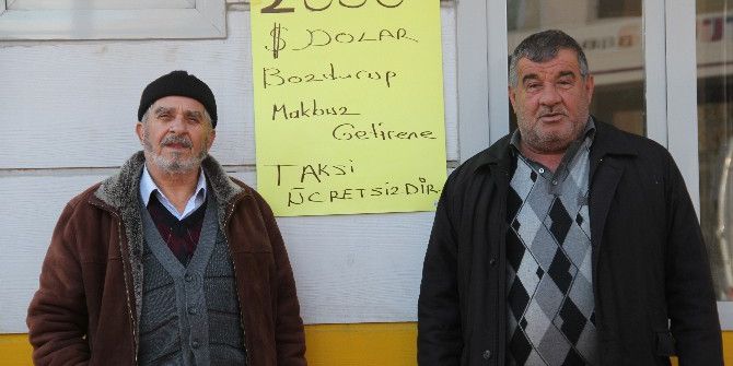 Dolar Bozdurana Ücretsiz Taksi Hizmeti