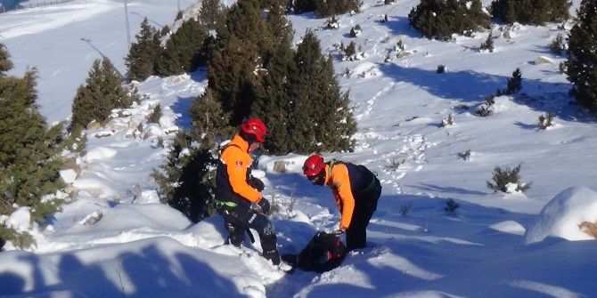 Kayak Merkezi’nde Ki Kurtarma Tatbikatı Gerçeği Aratmadı