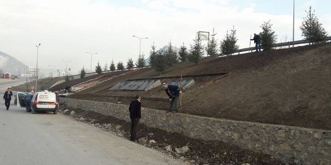 Vezirhan Beldesi Girişine Yeni Çevre Düzenlemesi