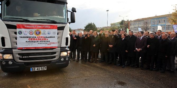 Ordu’dan Cerablus’a Yardım