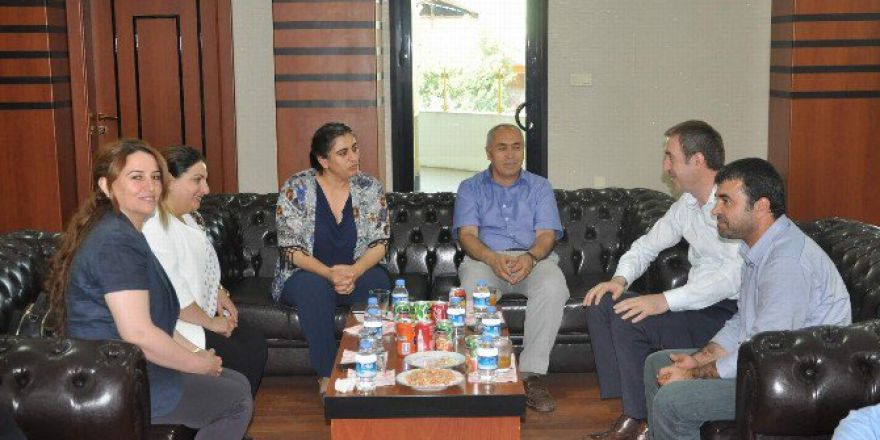 Dbp Eş Genel Başkanı Tuncel, Siirt Belediyesi’ni Ziyaret Etti