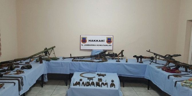 Şemdinli’de Gömülü Cephanelik Bulundu