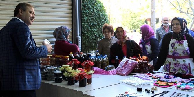 Akdeniz Belediyesi Kadın Emeğini Değerlendirme Pazarı Açıldı