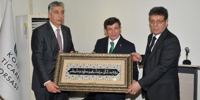 Ahmet Davutoğlu, Ktb’yi Ziyaret Etti