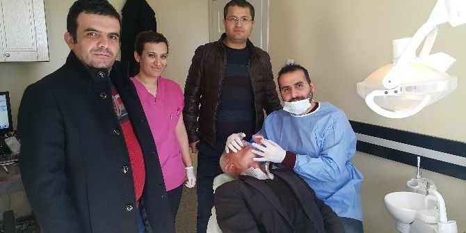 Samsat İlçesinde Diş Hekimi Sevinci