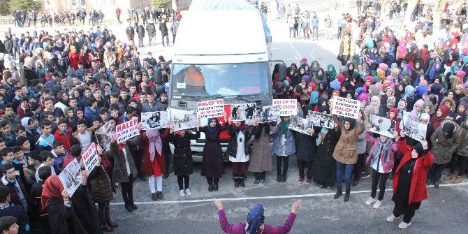 Çorumlu Öğrencilerden Halep’e 1 Tır Dolusu Yardım