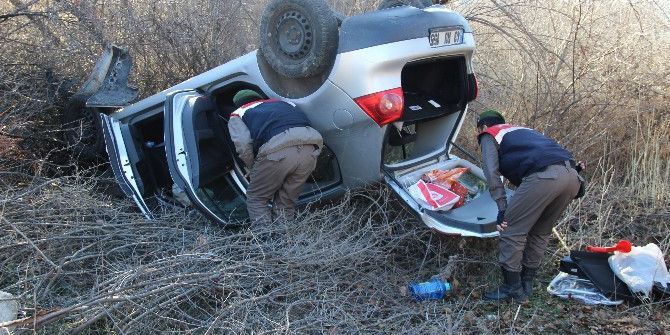 Kütahya’da Trafik Kazası: 2 Yaralı