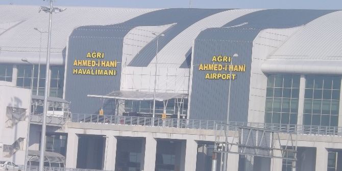 Ağrı Ahmed-i Hani Havalimanı’nda 19 Bin 984 Yolcuya Hizmet Verildi