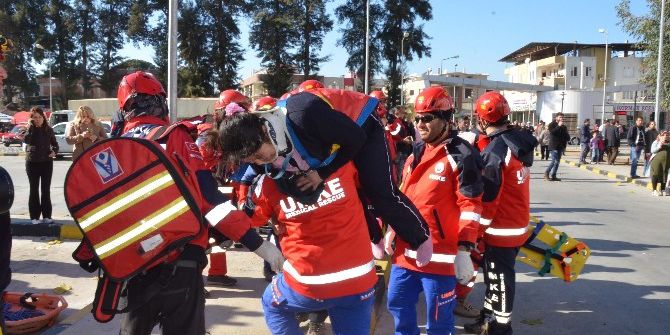 Umke’den Nazilli Devlet Hastanesi’nde Gerçeğini Aratmayan Tatbikat