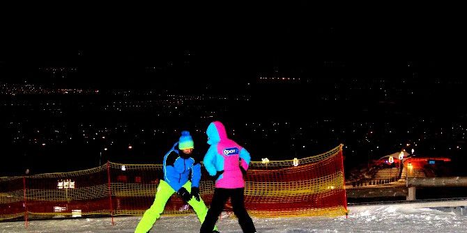 Palandöken’de Gece Kayak Keyfi