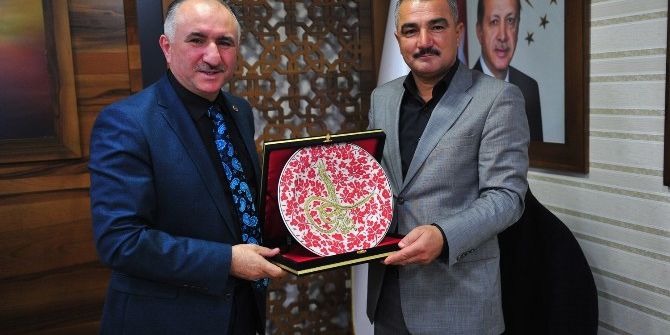 Eğirdirli Muhtarlardan Başkan Çağlayan’a Ziyaret