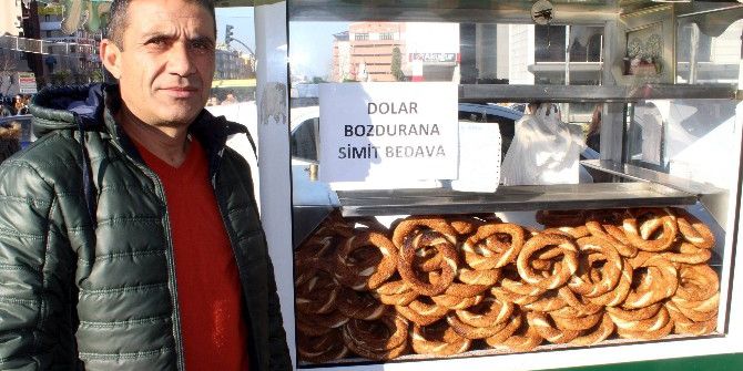 Gaziden Dolar Bozdurana Simit Bedava