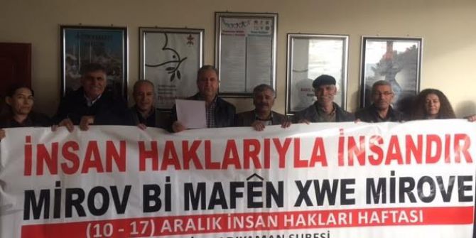 İhd’den 10 Aralık İnsan Hakları Günü Açıklaması