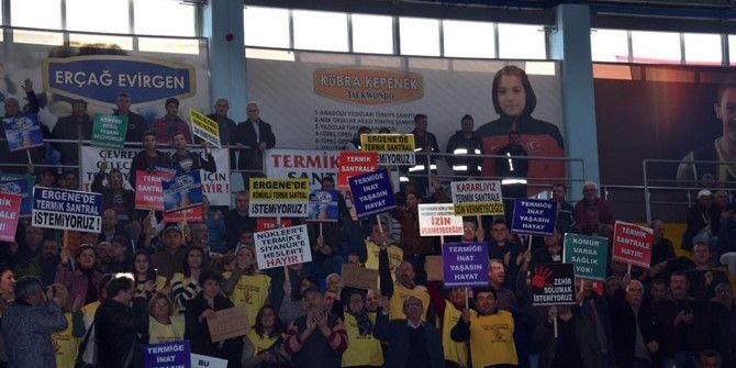 Tekirdağ Termik Santrale ’Hayır’ Dedi